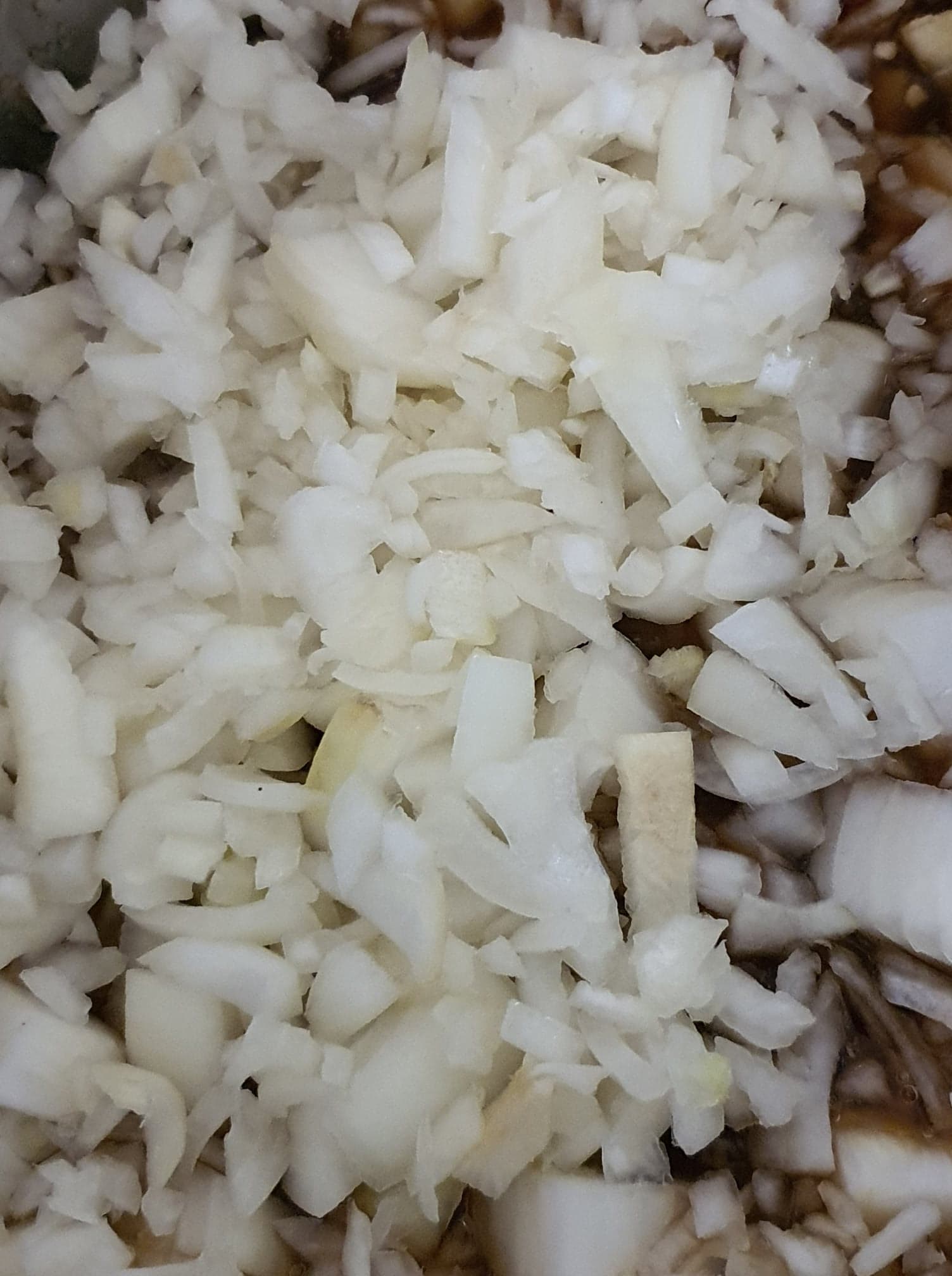 Chopped Onions for chutney